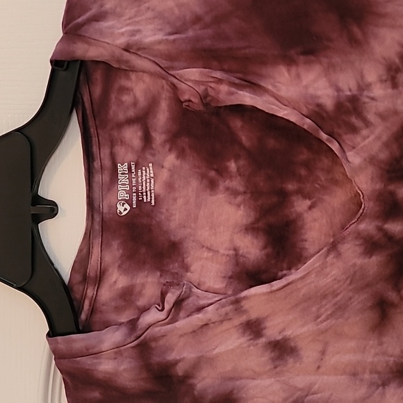 Victorias Secret PINK slitneck tee,  Small - Picture 3 of 7